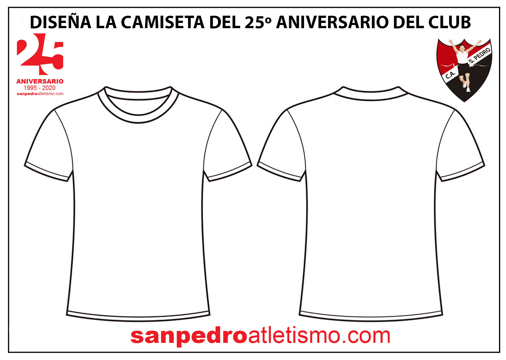 Diseña la camiseta del 25º Aniversario
