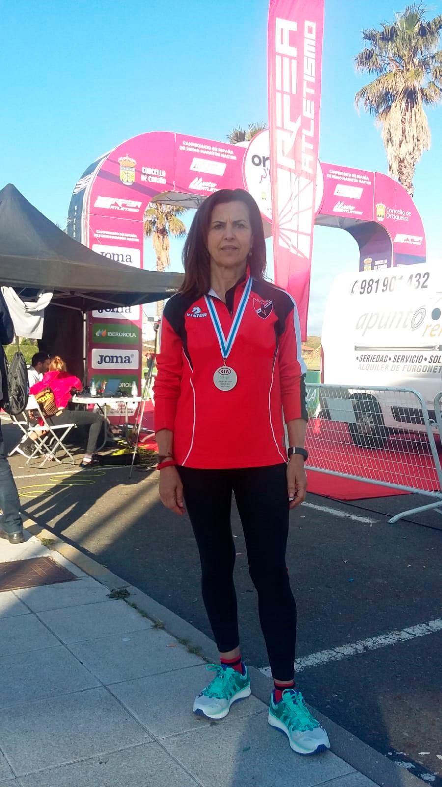 Antonia García González, Subcampeona de España de Media Maratón