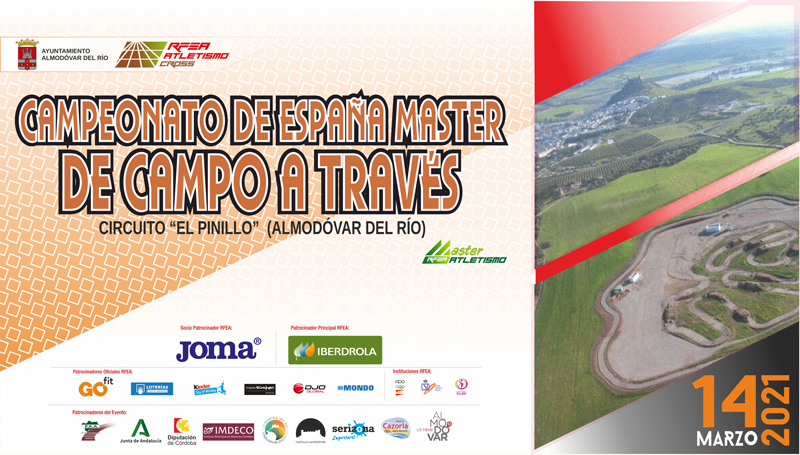 Intenso fin de semana con el Campeonato de España Máster de Campo a Través, Campeonato de Andalucía de Trail y Campeonato de Andalucía Sub16 en Pista Cubierta.