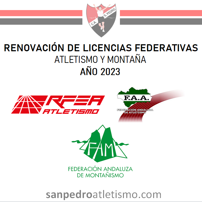 Renovación de Licencias Federativas para 2023